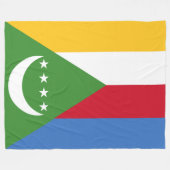Flagge der Komoren Fleecedecke (Vorderseite (Horizontal))