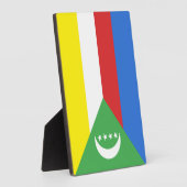Flagge der Komoren Fotoplatte (Seite)