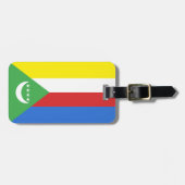 Flagge der Komoren Gepäckanhänger (Vorderseite horizontal)