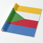 Flagge der Komoren Geschenkpapier (Ungerollt)