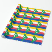 Flagge der Komoren Geschenkpapier (Ungerollt)