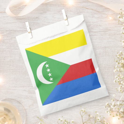 Flagge der Komoren Geschenktütchen (Ausgeschnitten)
