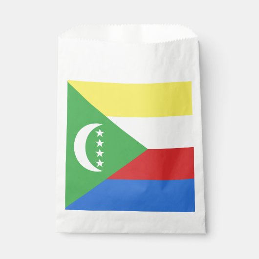 Flagge der Komoren Geschenktütchen (Vorderseite)