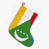 Flagge der Komoren Großer Weihnachtsstrumpf (Vorderansicht (hängend))