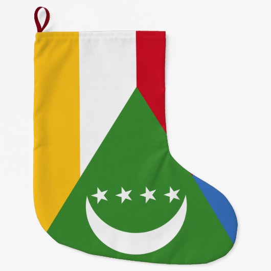 Flagge der Komoren Großer Weihnachtsstrumpf (Vorderseite)