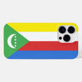 Flagge der Komoren iPhone Hülle (Rückseite (Horizontal))