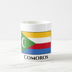 Flagge der Komoren Kaffeetasse