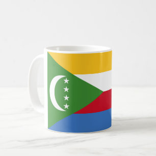 Flagge der Komoren Kaffeetasse
