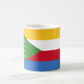 Flagge der Komoren Kaffeetasse (Mittel)
