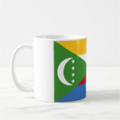 Flagge der Komoren Kaffeetasse (Links)