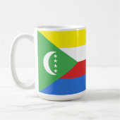 Flagge der Komoren Kaffeetasse (Links)