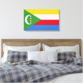 Flagge der Komoren Leinwanddruck (Insitu (Schlafzimmer))