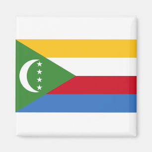 Flagge der Komoren Magnet