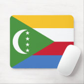 Flagge der Komoren Mousepad (Mit Mouse)