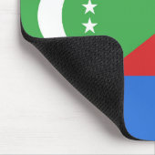 Flagge der Komoren Mousepad (Ecke)