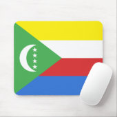 Flagge der Komoren Mousepad (Mit Mouse)