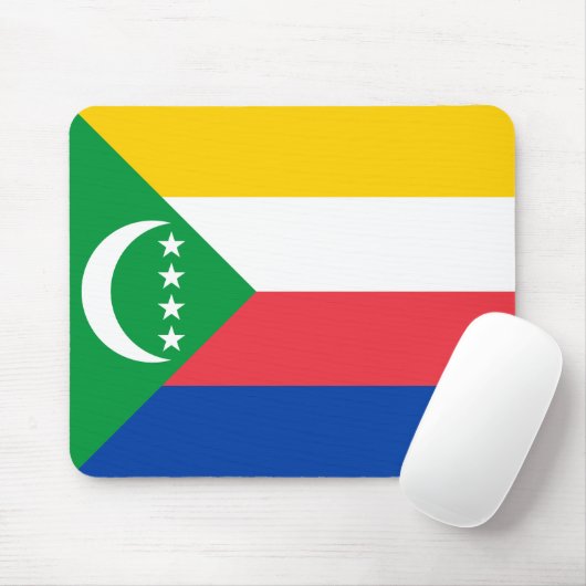 Flagge der Komoren Mousepad (Mit Mouse)
