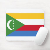 Flagge der Komoren Mousepad (Mit Mouse)