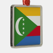 Flagge der Komoren Ornament Aus Metall (Rechts)