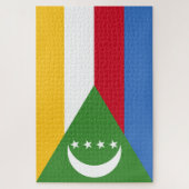 Flagge der Komoren Puzzle (Vertikal)
