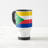 Flagge der Komoren Reisebecher (Vorderseite Links)