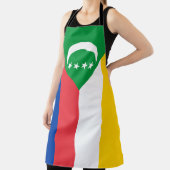 Flagge der Komoren Schürze (InSitu)