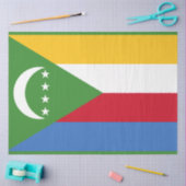 Flagge der Komoren Seidenpapier (Basteln)