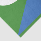 Flagge der Komoren Seidenpapier (Ausschnitt)