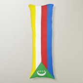 Flagge der Komoren Seitenschläferkissen (Vorderseite Vertikal)