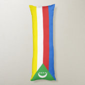 Flagge der Komoren Seitenschläferkissen (Rückseite (Vertikal))