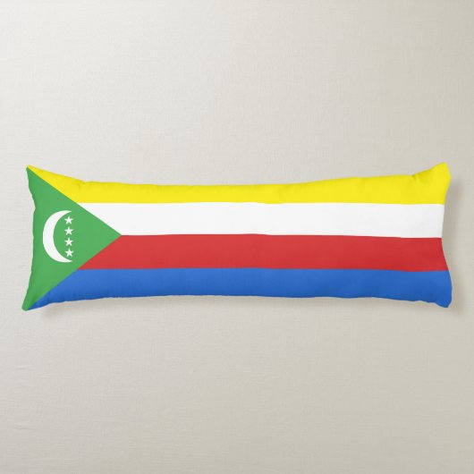 Flagge der Komoren Seitenschläferkissen (Vorderseite)
