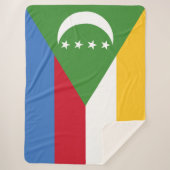 Flagge der Komoren Sherpadecke (Vorderseite)