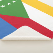 Flagge der Komoren Sherpadecke (3/4)