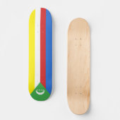 Flagge der Komoren Skateboard (Vorderseite)