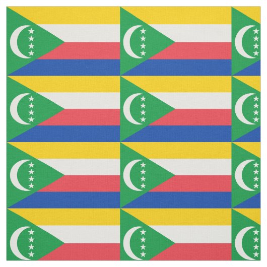 Flagge der Komoren Stoff (Muster)