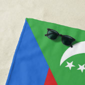 Flagge der Komoren Strandtuch (Beispiel)
