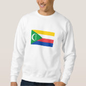 Flagge der Komoren Sweatshirt (Vorderseite)