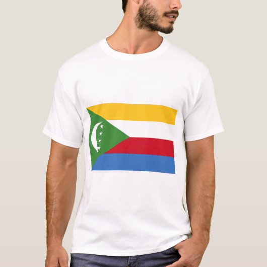 Flagge der Komoren T-Shirt (Vorderseite)