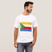 Flagge der Komoren T-Shirt (Vorne ganz)