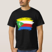 Flagge der Komoren T-Shirt (Vorderseite)