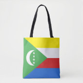 Flagge der Komoren Tasche (Vorderseite)