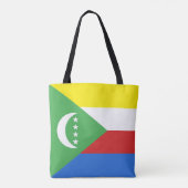 Flagge der Komoren Tasche (Rückseite)