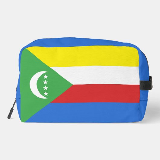 Flagge der Komoren Waschbeutel (Rückseite)