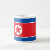 Flagge der Koreanischen Volksrepublik Kaffeetasse (Mittel)