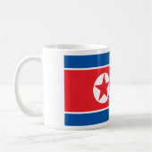 Flagge der Koreanischen Volksrepublik Kaffeetasse (Links)