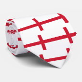 Flagge der Krawatte von England (Gerollt)