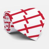 Flagge der Krawatte von England (Gerollt)