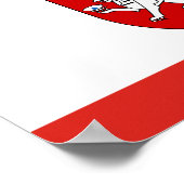 Flagge der Krim Poster (Ecke)