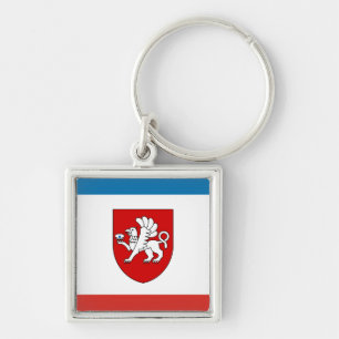 Flagge der Krim Schlüsselanhänger