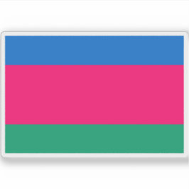 Flagge der Kubanischen Volksrepublik (1918-1920) Aufkleber